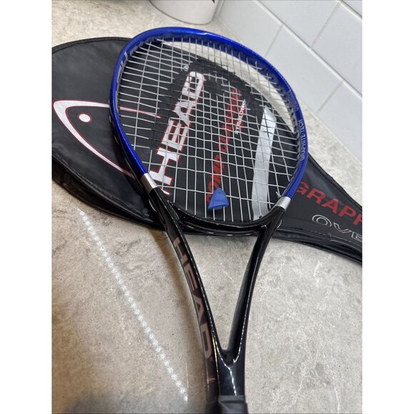 HEAD Comp Classic xtralong Graphite-Tech Oversize Tennis Racket w/ Cover - Picture 6 of 10